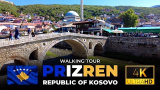 Prizren Kosovo Walking Tour 2022 September 4K UHD 🇽🇰 [upl. by Kinch245]