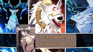 Albedo Team All Demonic Beast 7DS The Seven Deadly Sins Grand Cross SDSGC [upl. by Laro]