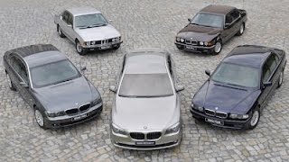 Эволюция БМВ 7  Серии BMW 7 Series  Design History Evolution Morphing Video [upl. by Suolkcin904]