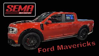 2023 SEMA All the Ford Mavericks and their Accessories [upl. by Livvy]