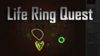 Tibia  Life Ring Quest [upl. by Atilem]