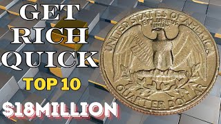 Do You Have Top 10 Rare Washington Quarters That Could Make You A Millionaire Sell Me Urgently [upl. by Drehcir]