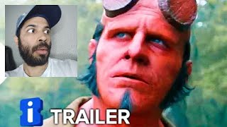 HELLBOY E O HOMEM TORTO REACT DO TRAILER  ANÁLISE [upl. by Olethea143]