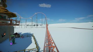 OnRide POV quotSnowPiercequot v2  Planet Coaster [upl. by Kass929]