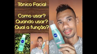 Tônico Facial Adstringente NIVEA  Como usar e qual sua Real função [upl. by Ainomar]