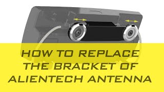 How to replace the new bracket amp Cabels for ALIENTECH Pro Duo antenna booster [upl. by Aekal]