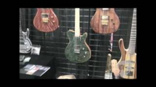 Summer NAMM 09  Delaney Guitars Jagata Sonoita amp Abel Axe [upl. by Kcirdderf927]