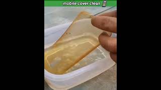 HOW TO MOBILE COVER CLEAN 😲  mobile reels new shorts [upl. by Monto932]