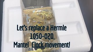 Replacing a Hermle 1050020 Clock Movement clockrepair learning clock Repair [upl. by Boris]