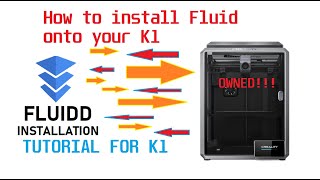 Creality K1 fully blown FLUIDD KLIPPER exploit tutorial difficulty beginner [upl. by Head]