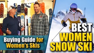 Best Women Snow Ski 2024  Buying Guide for Women Skis [upl. by Yerhpmuh]