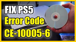 How to Fix PS5 Error Code CE100056 Problem Reading Disc Fast Tutorial [upl. by Ellga]