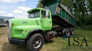 1356  1988 Ford L8000 Dump Truck Will Be Sold At Auction [upl. by Nodnal]