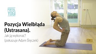 Pozycja Wielbłąda 🐪Ustrasana Jak ją wykonać pokazuje Adam Ślęczek [upl. by Efthim]