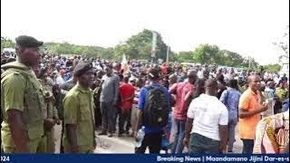 Breaking News  Maandamano Jijini DaressalaamTanzania Ya Kudai Katiba Mpya Na Tume Huru [upl. by Obidiah]