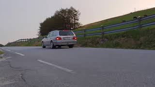 Mercedes S210 320 CDI Straight pipe sound [upl. by Georas]