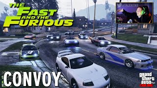 GTA V Online  Convoy de autos de las películas de Rápido y Furioso [upl. by Pickard322]