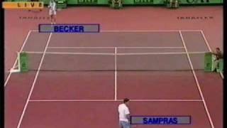 Sampras vs Becker  Final ATP Paris 1995 0116 [upl. by Burkitt171]