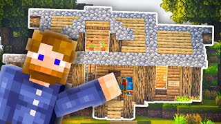 Better Minecraft EP2 Building a Farm House [upl. by Enajaras]