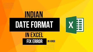 How to Fix Error of date format in Excel exceltricks [upl. by Atilahs365]