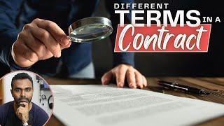 What are the Different type of Terms in a Contract [upl. by Dexter]