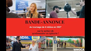 Au coeur du métier de gestionnaire en épicerie  Découvrez un aperçu de nos nouvelles vidéos 360° [upl. by Sells]