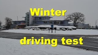 Winter driving test in the snow and ice  Christmas special 2012 [upl. by Mears]