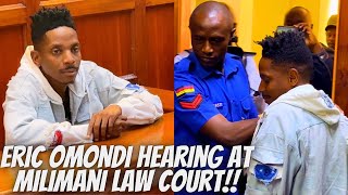 ERIC OMONDI PRESENTED IN COURT AFTER SPENDING WEEKEND IN COLD POLICE CELLS [upl. by Karab]