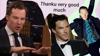 Benedict Cumberbatch being nervous for 1 minute and 48 seconds [upl. by Paulette]