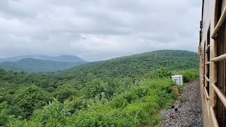 Nallamala Forest Ghat Section  Onboard HubballiVijayawada Exp with BZA WAP4 [upl. by Millur]