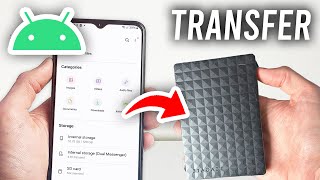 How To Transfer Files From Android To External Hard Drive  Full Guide [upl. by Ahsekram]