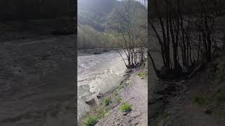 Black and white river Aragvi in Georgia [upl. by Aikmat275]