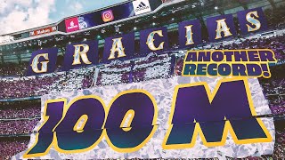 FIRST team in the world to 100M INSTAGRAM followers  Real Madrid [upl. by Atnoved]