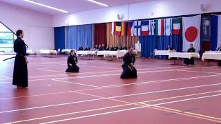 Iaido EM 2009  Team competition fintal Italy vs Belgium [upl. by Alysa]