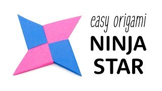 Origami Ninja Star Tutorial  Shuriken  Paper Kawaii [upl. by Bridges]