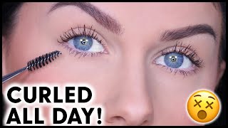 HOW TO KEEP STRAIGHT LASHES CURLED ALL DAY [upl. by Ottilie]