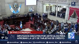 Congreso discute aprobación de la Ley de Tarjetas de Crédito [upl. by Cowles]