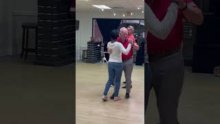 Foxtrot dance class builds balance confidence and strength And it’s fun couplesdance dance [upl. by Ybbob]