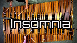 Insomnia  Marimba Duet [upl. by Yznel]