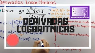 Derivadas Logarítmicas  Calculo Diferencial [upl. by Kirstyn]