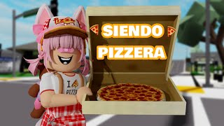 😋🍕Siendo pizzera en Brookhaven 🍕🤣 [upl. by Arriek]