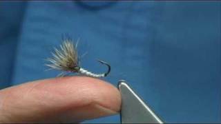 Tying the Funnel Dun Dry Fly with Davie McPhail [upl. by Anivlis]