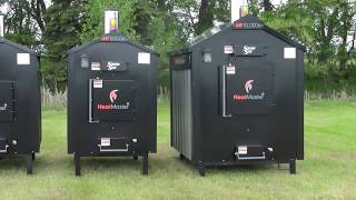 Heatmaster SS MF Series Outdoor Wood Burning Furnaces [upl. by Herwick]