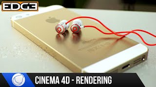 Cinema 4D amp Octane 20 Rendering Tutorial  The iPhone5 amp Beats Earphones Part 1 HD [upl. by Maggie]