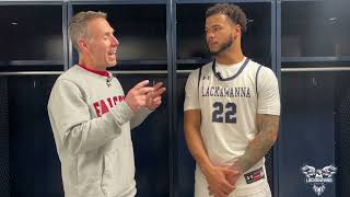 Lackawanna College Mens Basketball Media Day 2023  Joey Chapman Interview [upl. by Htaeh]