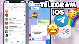 Telegram Estilo iPhone no Android 2022 🥳 Com Emojis iOS [upl. by Pacian]