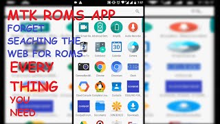 MTK ROMS APP FOR ALL CUSTOM ROMS AND GUIDES [upl. by Ahcsrop751]