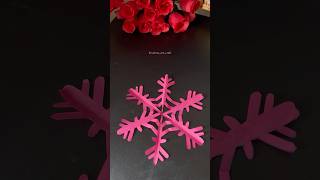 Easy craft Christmas decorations snowflakes diy craft handmade youtubecreatorcommunity paper [upl. by Nivaj]