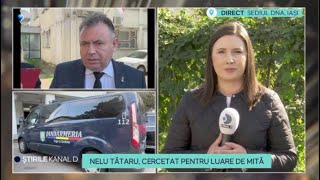 Stirile Kanal D  Nelu Tataru cercetat pentru luare de mita  Editie de pranz [upl. by Eliades274]