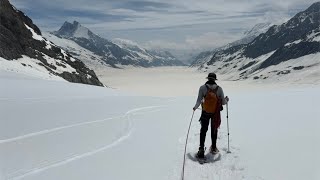 2 day glacier hike  sleeping in a hut  Aletsch Glacier Switzerland [upl. by Lothar]